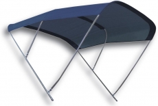 Edelstahl Sonnentop Biminox Breite 230 cm Dachlnge 235cm Hhe 145cm bis 60 kmh