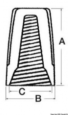 Kabelverbindungen aus Kunststoff Gre 9,1mm