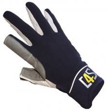 Offshore Segelhandschuhe - 2 Finger geschnitten, navy Gre S