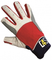 Cruising Segelhandschuhe - 2 Finger geschnitten, rot Gr��e L