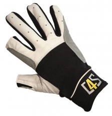 Cruising Segelhandschuhe - 2 Finger geschnitten, schwarz Gre XL