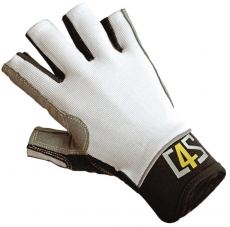 Racing Segelhandschuhe - 5 Finger geschnitten, wei� Gr��e XL