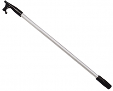 Bootshaken L=1650 mm. Aluminium, Kunststoff-Haken.