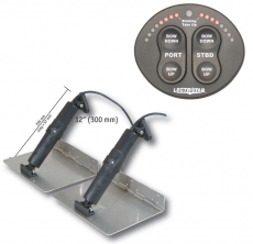 Trimmklappen System elektrisches mit Positionsanzeige Für Boote von 26 - 40Fuß ca. 8-12m Trimmklappen System elektrisches mit Positionsanzeige Für Boote von 26 - 40Fuß ca. 8-12m