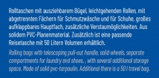 Rolltasche PVC Trolley 50 L / pvc trolley 75 l