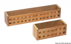 Teakholz-Mehrzweckbehlter 250x100x100 mm
