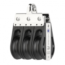 Block mit 3 Rollen und Bügel aus der S-Block Serie Block mit 3 Rollen und Bügel aus der S-Block Serie