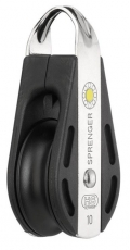 Block mit 1 Rolle und durchgehendem NIRO Bgel aus der S-Block Serie