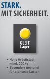 Block mit 1 Rolle, durchgehendem Bgel und Hundsfott aus der S-Block Serie