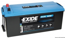 EXIDE Dual-AGM Multi-Purpose Batterie 240Ah Modell EP2100 EXIDE Dual-AGM Multi-Purpose Batterie 240Ah Modell EP2100