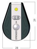 Violinblock Gleitlager - 2 Rollen 10 und 12mm , Bgel und Hundsfott aus der S-Block Serie 12mm