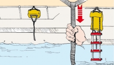 Rettungsleiter, Not Leiter, Sicherheitsleiter 10stufig Ideal fr Alleinsegler Lnge=300cm