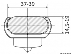 Leuchte fr Badeleitern mit Standardstufen 38 mm