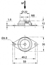 Equi-Frequency Motorlager max. Last 240N