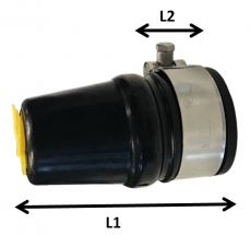 allpa Gummi Wellen- Abdichtung mit Wasser- und Fetteinla Seals fr Welle 25mm