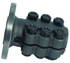 Klemmflansche aus Stahl mit Zentrierrand fr Welle 25mm