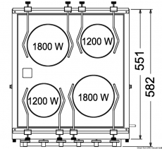 Elektroherd mit TECHIMPEX Backofen Horizon