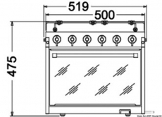 Elektroherd mit TECHIMPEX Backofen Horizon