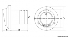Auspuffausgnge aus Technopolymer und Edelstahl mit Rckschlagklappe fr 90mm Schlauch