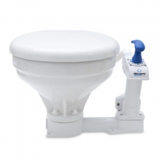 Marine Toilette manuell Compact Low klein Breite:450cm Hhe:290cm Lnge:400cm