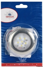 LED-Deckenleuchte ohne Einbau, blau