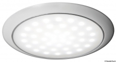 Extra flache LED-Leuchte weiße Blende 12 und 24 V 3 W Extra flache LED-Leuchte weiße Blende 12 und 24 V 3 W
