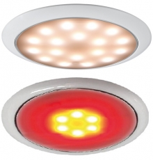 Day und Night LED-Deckenleuchte ohne Einbau weiß Blendring weiß Day und Night LED-Deckenleuchte ohne Einbau weiß Blendring weiß