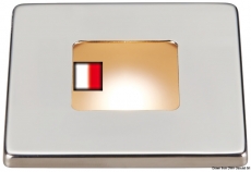 Bos, extraflache LED-Einbauleuchte ohne Schalter weiß + rotes Nachtlicht Bos, extraflache LED-Einbauleuchte ohne Schalter weiß + rotes Nachtlicht