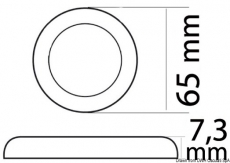 Procion Deckenleuchte AISI316 mit Schalter LED 6