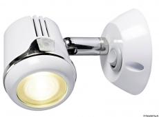 Schwenkbare Leuchte, weiß HI-POWER LED 12 und 24 V 1,32W Schwenkbare Leuchte, weiß HI-POWER LED 12 und 24 V 1,32W