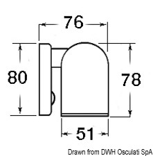 LED Strahler Tube ABS wei 8 bis 30 V 2,4 W