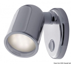 LED Strahler Tube ABS verchromt 8 bis 30 V 2,4 W LED Strahler Tube ABS verchromt 8 bis 30 V 2,4 W