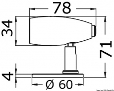 Rana schwenkbare LED-Leuchte High Power 12 bis 24 V