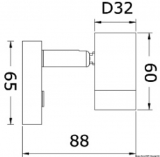 Dimmerbare LED-Strahler Aluminium, vernickelt