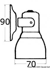 Wandleuchte De Luxe 5 und 12 W 12 V