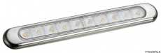 LED Aufbau-Deckenleuchte Edelstahl AISI 316, poliert 238x34x8,4 mm LED Aufbau-Deckenleuchte Edelstahl AISI 316, poliert 238x34x8,4 mm
