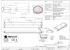 LED-Schienenleuchte mit variabler Leistung 0,6 bis 3W