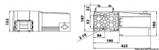 Elektrische Treidelwinde 1588 Kg 900 W 12 V
