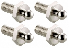LOXX Marine kurzer Bolzen aus vernickeltem Messing für GfK & Metalle M5x10mm, 4 Stück LOXX Marine kurzer Bolzen aus vernickeltem Messing für GfK & Metalle M5x10mm, 4 Stück
