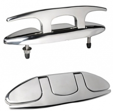 Klampe, abwendbar AISI316, hochglanzpoliert 350 mm Klampe, abwendbar AISI316, hochglanzpoliert 350 mm