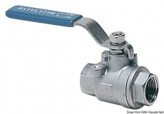 2-Wege Kugelhahn aus rostfreiem Edelstahl AISI316 3/8"e; 2-Wege Kugelhahn aus rostfreiem Edelstahl AISI316 3/8"e;