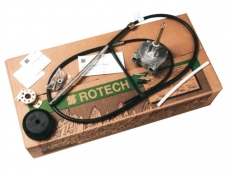 Rotationssteueranlage T 71 Ultraflex Rotech I enthlt Steuerwerk T71FC Montageplatte 90 Grad M66 Kabel 13Fu