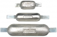 Rumpfanode Zink 1,8kg mit Anschweilasche