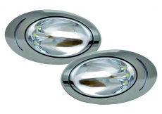 Aufbau NIRO Rumpflicht 1 Paar LED 12V 5W Aufbau NIRO Rumpflicht 1 Paar LED 12V 5W