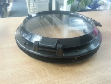Bullauge aus Nylon Auenma 270mm Farbe schwarz mit leichten Kratzern