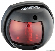 Compact LED Navigationslicht schwarz 112,5 Grad links 12V Compact LED Navigationslicht schwarz 112,5 Grad links 12V