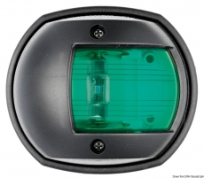 Compact LED Navigationslicht schwarz 112,5 Grad rechts 12V Compact LED Navigationslicht schwarz 112,5 Grad rechts 12V