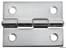 Edelstahlscharniere, Stärke 1,3 mm Maße 51x38mm Edelstahlscharniere, Stärke 1,3 mm Maße 51x38mm