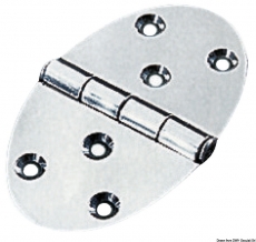 Schanier, oval 56x90 mm Schraubenbefestigung 2 mm Schanier, oval 56x90 mm Schraubenbefestigung 2 mm