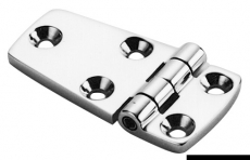 Edelstahlscharnier, AISI 316 Stärke 5 mm 38x57mm Edelstahlscharnier, AISI 316 Stärke 5 mm 38x57mm
